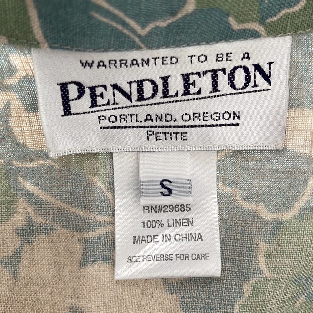 { Pendleton } - Linen Button Shirt - image 4
